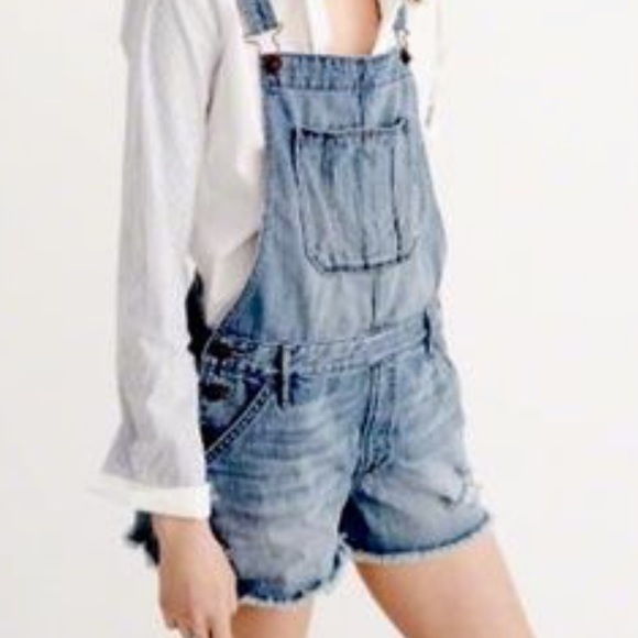Abercrombie & Fitch Denim - Abercrombie & Fitch Jean short Overalls